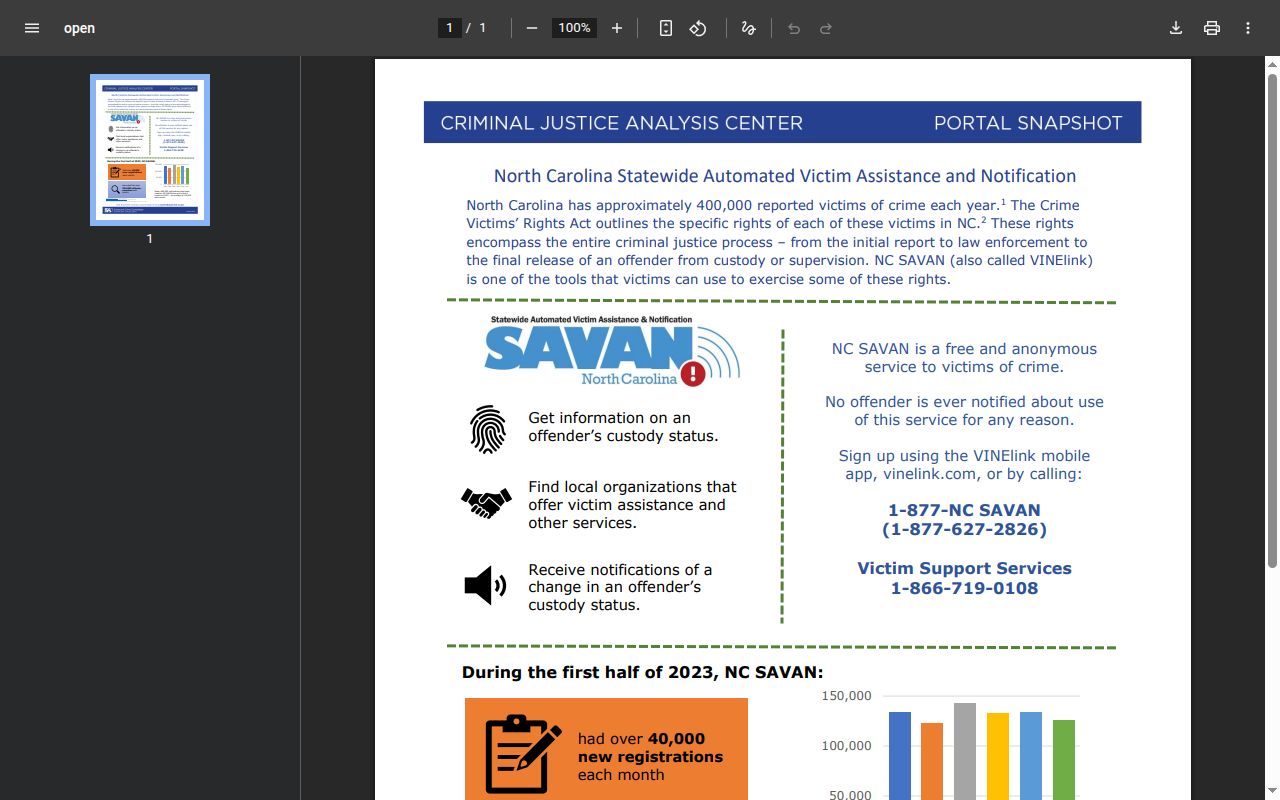 Wilkes Correctional Center release alerts through NC SAVAN